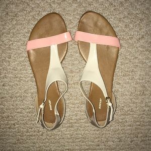 Pink and Cream Sandals
